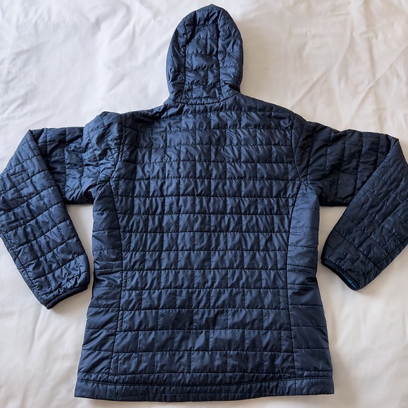 Patagonia Men's Insulated Nano Puff Hoody Jacket Blue Size Medium - Picture 3 of 7